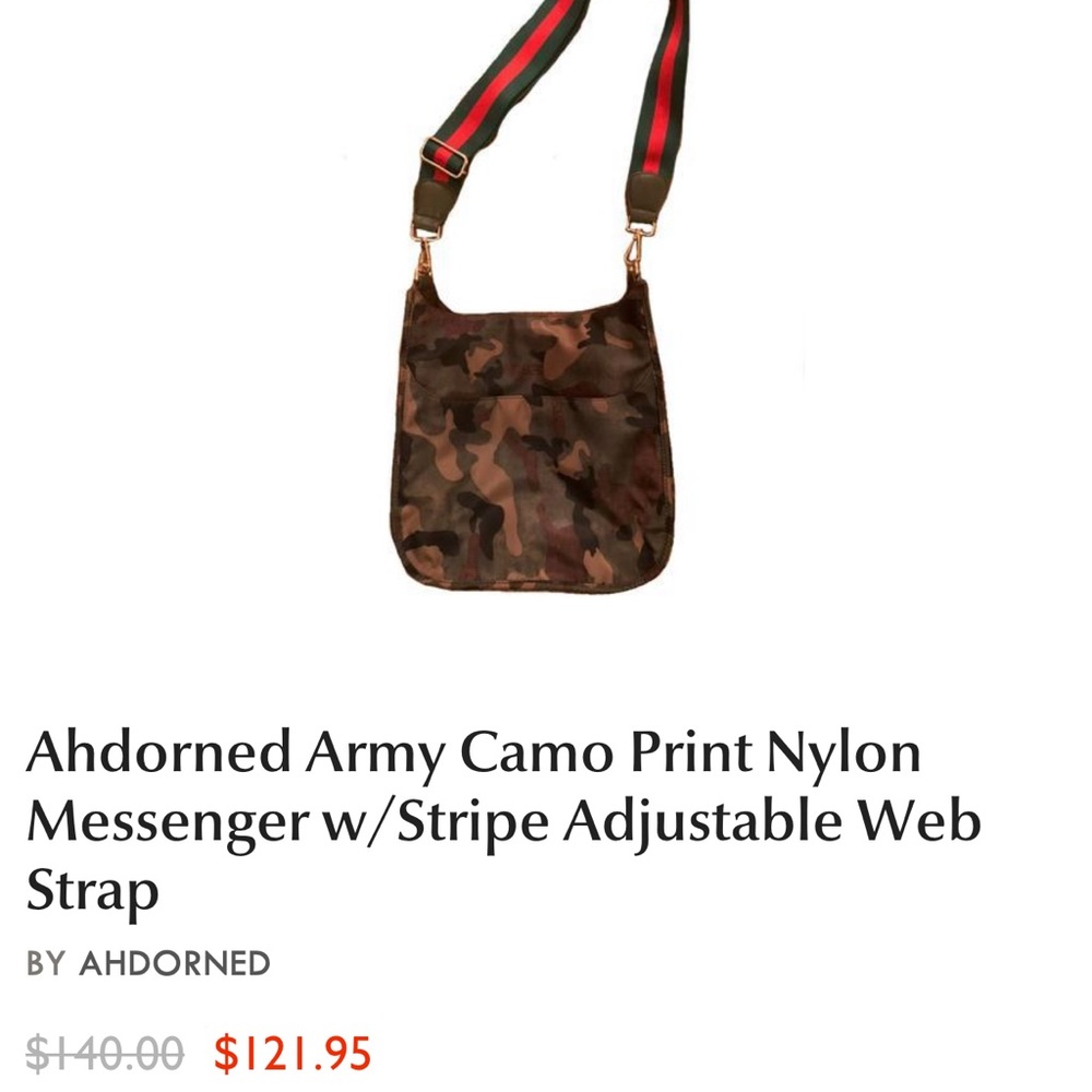 Ahdorned Crossbody Bag